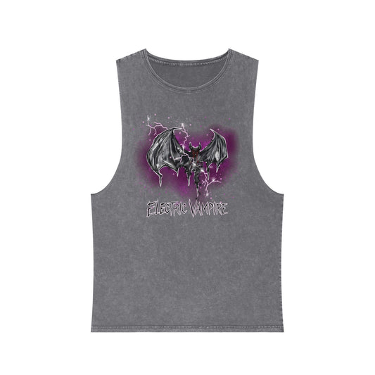 Electric Vampire Stonewash Tank Top - Limited Edition