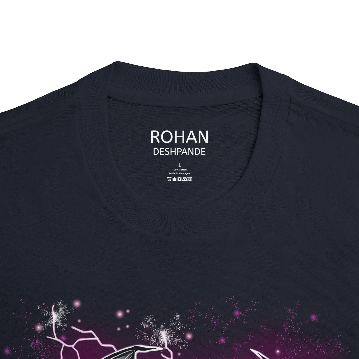 Electric Vampire Black T-Shirt