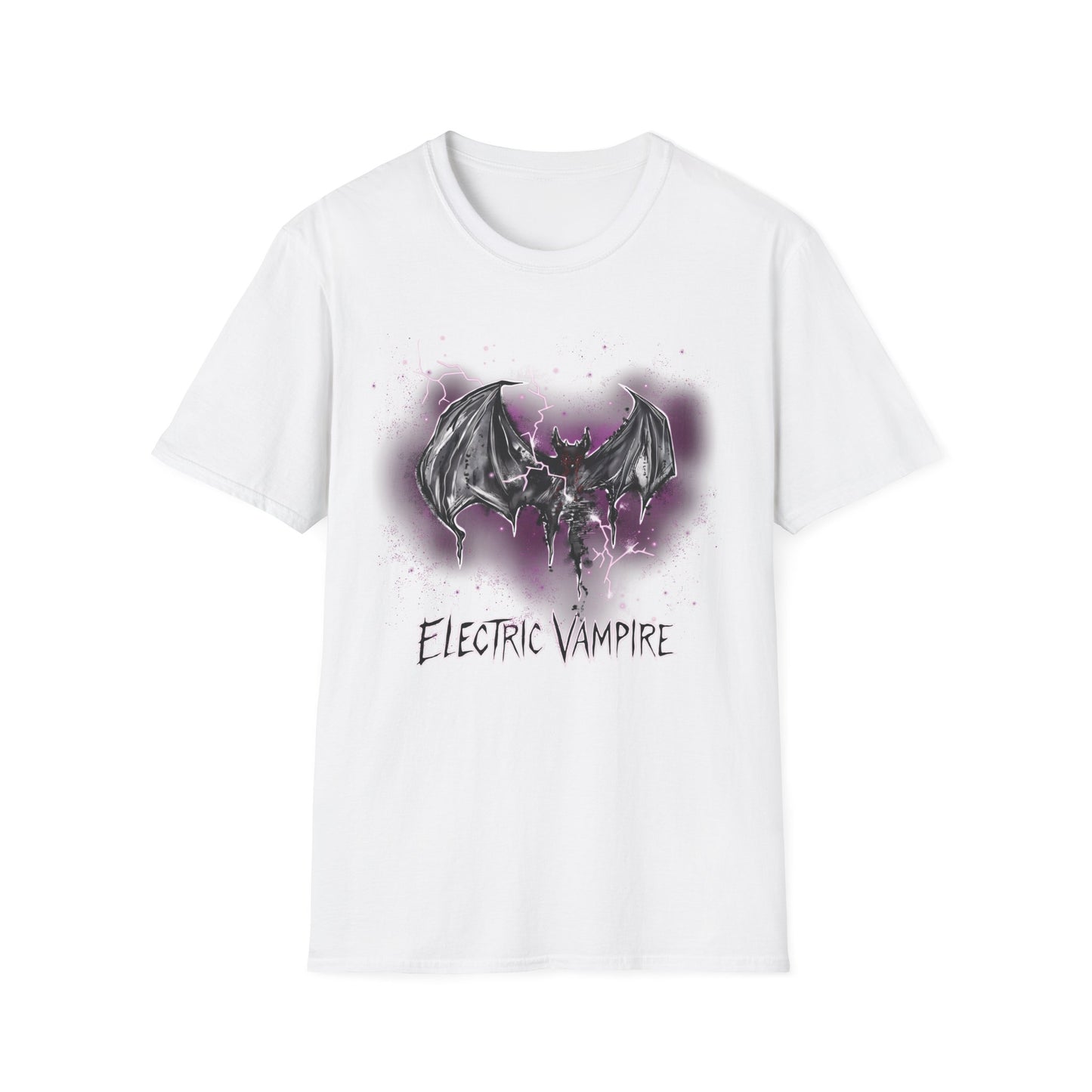 Electric Vampire White T-Shirt