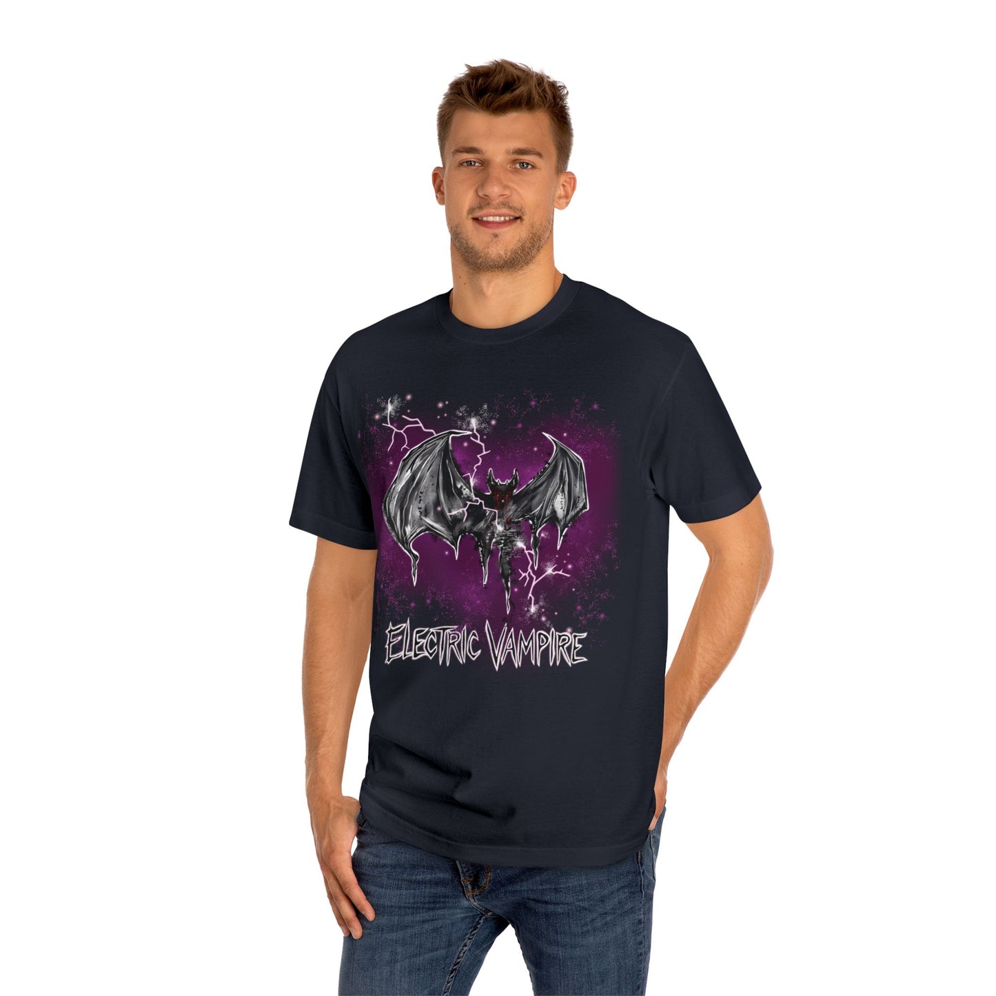 Electric Vampire Black T-Shirt